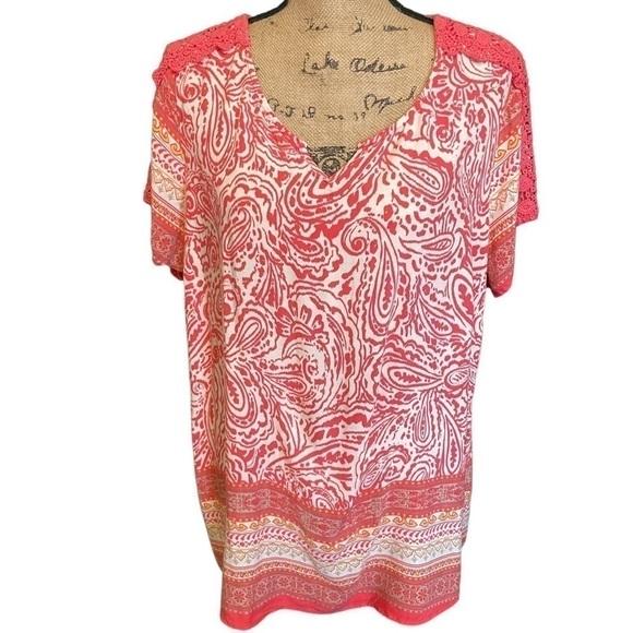 Db women’s top 100% Rayon. Size 2X - Picture 1 of 5